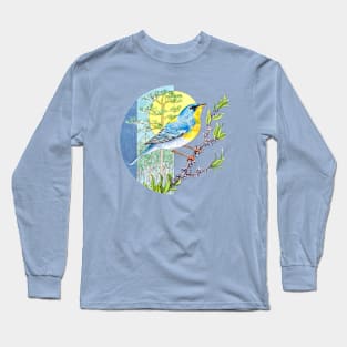 Northern Parula Warbler Long Sleeve T-Shirt
